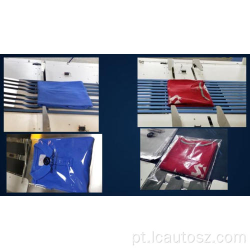 Máquina de dobragem e embalagem automática de camisetas PMTD5201SF